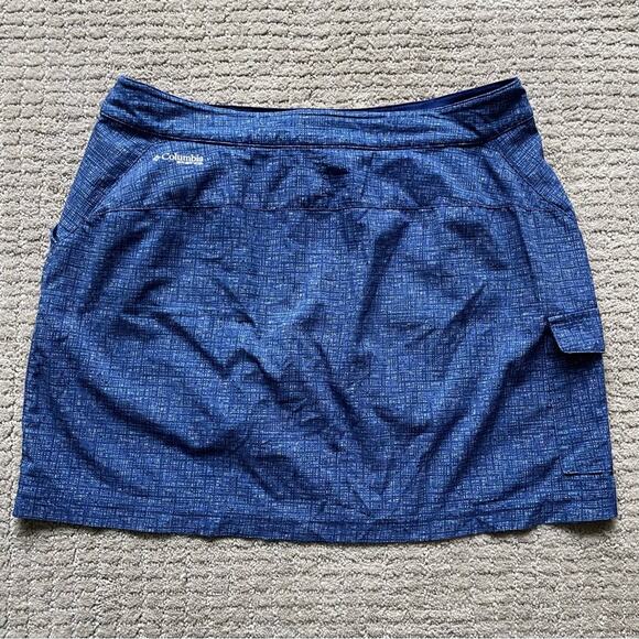 Columbia Omni Freeze Advanced Cooling Blue Heathered Skort Size 6 - Picture 6 of 6